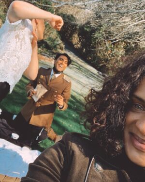 Kandyse McClure Instagram - This whole day was an embarrassment of riches. Sometimes I sit in absolute awe that this is my life. Apparently this season is Icons Only. 

Images:

1. Shot by the man with the keen eye and the cool camera @biggsalad 
2. Also @biggsalad behind the lens. Next to @jessicalaurasutton I feel both so short and so tall.
3. Don’t tell but @officialdeputyhawkk_ is the sweetest man alive.
4. Beautiful Brides in repose. @taylor.hickson @ashleynicolewilliams 💕
5. No Bull. Okay maybe just the one. @demetria4real😍 w/ @biggsalad 
6. Two favs one pic @keenancameronreid & @strangewonderfulcreature 
7. Em always there to lend a shoulder. 
8. The pure joy that is @praneetakilla 
9. The pure light that is @amaliaja 
10. This one’s being framed and put on my mama’s mantelpiece @thesherylleeralph

@motherlandtv @hulu @freeform #BTS