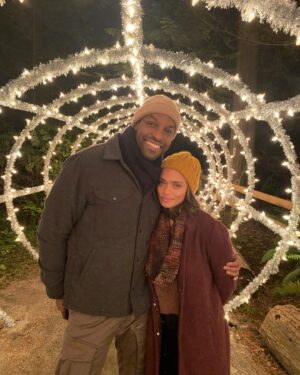 Kandyse McClure Instagram - Couldn’t ask for a better Christmas gift than getting to hang out with this guy and all of you. 

 It’s a Virgin River Christmas — TODAY!!! 

@colinlawrence97 @virginriverseries #tudum