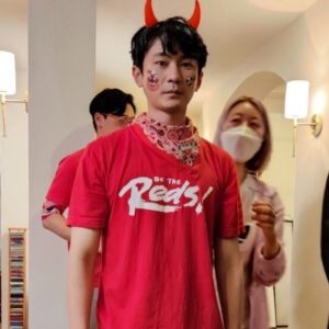 Kang Ki-doong Instagram - 제가 말했죠 축구는 관상이라고 얼굴에 딱 쓰여 있잖아요 캡틴코리아#재벌집막내아들 #지성팍을프리미어로#형준say