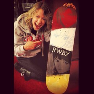 Kara Eberle Instagram - New #RWBY deck available at the RT Store!