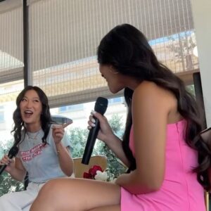 Kara Wang Instagram - there are not enough words to encapsulate what an incredible couple of days it’s been to be a part of my dream collab between @asianamericangirlclub and the @bacheloretteabc ❤️🌹🫶

being a fan of the franchise and #bachelornation strong for so many years, I never thought that I would get this incredible opportunity to celebrate this historic first so up close and personal- our very first Asian American Bachelorette. 🥹🌹😭

after spending these last couple days with @jenntranx I can confidently and unequivocally say that she is going to win the hearts of America over immediately. she is unbelievably kind, charming, and definitely knows how to bring the fun. 🥂 thank you for representing us so beautifully. ❤️

thank you to the teams at @abc @disney for letting us be a part of such a special celebration and to @nicolebalgemino for leading the charge. there is no better team then team #AAGC with @allymaki @djlilvibey 🫰

july 8th!!! tune in to find out the answer to “WHY NOT?!?” 😂😂😂

we are ready for that BIG JENNERGY ✨✨✨

#thebachelorette #bachelornation
