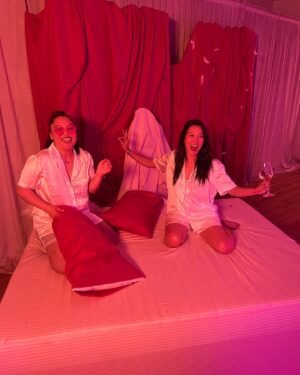 Kara Wang Instagram - there are not enough words to encapsulate what an incredible couple of days it’s been to be a part of my dream collab between @asianamericangirlclub and the @bacheloretteabc ❤️🌹🫶

being a fan of the franchise and #bachelornation strong for so many years, I never thought that I would get this incredible opportunity to celebrate this historic first so up close and personal- our very first Asian American Bachelorette. 🥹🌹😭

after spending these last couple days with @jenntranx I can confidently and unequivocally say that she is going to win the hearts of America over immediately. she is unbelievably kind, charming, and definitely knows how to bring the fun. 🥂 thank you for representing us so beautifully. ❤️

thank you to the teams at @abc @disney for letting us be a part of such a special celebration and to @nicolebalgemino for leading the charge. there is no better team then team #AAGC with @allymaki @djlilvibey 🫰

july 8th!!! tune in to find out the answer to “WHY NOT?!?” 😂😂😂

we are ready for that BIG JENNERGY ✨✨✨

#thebachelorette #bachelornation