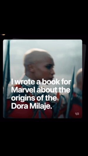 Karama Horne Instagram - In case you missed it. #Marvel asked me to write a book chronicling the fictional origins of the #DoraMilaje based@on the comics. For those of you who we’re waiting for it to go insane, Amazon has the same price right now. Enjoy! And thank you so much for your support! #theblerdgurl #protectorsofwakamda #book #marvel #blackpanther