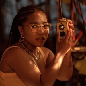 Karama Horne Instagram - I spoke with @story.is.king the director of #TheAngryBlackGirlandHerMonster  about his inspirations for Vicaria (played by @layladeleonhayes) and how he remixed the Mary Shelley's #Frankenstein for the #horrorfilm Listen to #theblerdgurl wherever you get your podcasts! #interview #podcast #karamahorne #films @angryblackgirlfilm #BomaniStory