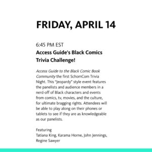 Karama Horne Instagram - Hey fam! The #BlackComicBookFest returns in person for it's 11th year at #SchomCom next week April 14-15 at the @SchomburgCenter in Harlem. The festival features panel discussions, workshops, cosplay showcases, and highlights the work of creators from across the US, with a focus on getting their works directly to readers.

I'm on two panels on both days (swipe through to see schedule) PLUS I'll be signing copies of my book Marvel's Black Panther Protector's of Wakanda: A History and Training Manual of the Dora Milaje!" So come out and enjoy this FREE event and support some amazing Black creators! CLICK MY LINK IN BIO FOR MORE INFO!

More about the Schomburg: 
The Schomburg Center for Research in Black Culture, located in Harlem, is a research unit of the New York Public Library system that was named after Arturo Alfonso Schomburg, a Puerto Rican Black historian, writer, and activist. The center's mission is to collect, preserve, and provide access to materials related to African American, African Diaspora, and Afro-Latinx experiences, with a particular emphasis on literature, art, and history. Founded in 1925, the Schomburg Center has become one of the leading institutions for the study of Black history and culture in the United States. 

🎨 for @schomburgcenter by @tjsterlingart 

#BlackComicbookFestical #Schomcom #Harlem #theblerdgurl #karamahorne #protectorsofwakanda #doramilaje #doramilajebook #schomburgcenter