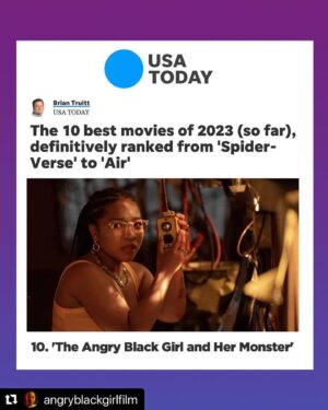 Karama Horne Instagram - Stop what you’re doing and GO SEE THIS MOVIE. The Angry Black Girl and Her Monster is a stunning remix of Mary Shelley’s Frankenstein. IT’S OUT NOW! Go support! 
.
.
.
Theblerdgurl #horrorfilm #horrormovie #bomanijstory #shudder #indiefilm