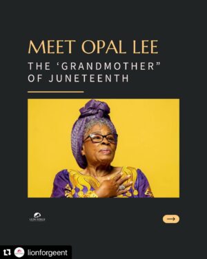 Karama Horne Instagram - Don’t forget that #Juneteenth is about celebrating our achievements, perseverance and the tireless work of activists like Ms. Opal Lee #HappyFreedomDay #opallee #lionforgeent #theblerdgurl