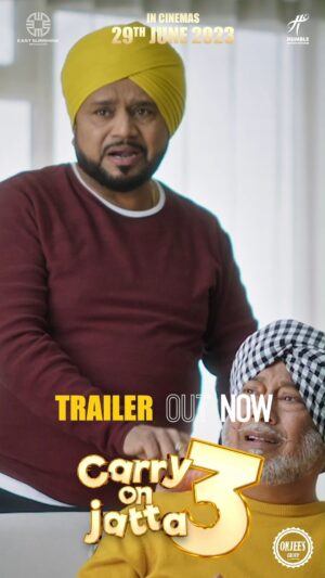 Karamjit Anmol Instagram - Carry On Jatta 3 Trailer Out Now ☺️
https://youtu.be/QJ67Pf8PLdk

#Carryonjatta3 in cinemas on 29th June 2023 🙏

@gippygrewal @binnudhillons  @sonambajwa  @jaswinderbhalla @smeepkang @nareshkathooria @karamjitanmol @ghuggigurpreet @iamshindagrewal_  @bpraak @jaani777 @jatindershah10 @ikavitakaushik @officialnasirchinyoti @harbysangha @bnsharma_official @officialrupinder_rupi @ravneetgrewalofficial @humblemotionpictures @carryonjattamovie @maneeshbhattofficial @amardeepsgrewal @amneetkgrewal @mannatc @eastsunshineproductions @bhana_l.a @vinodaswal13 @hardeepdullat13 @mehtaman_ @romaana44 @munishomjee @omjeegroupofficial @arvindchoreographer @rohitdhimaneditor