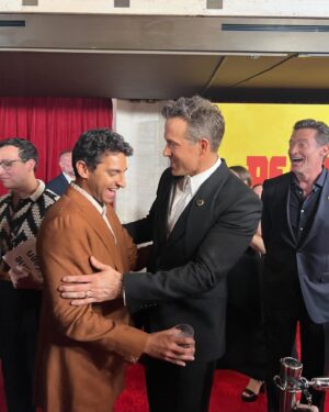 Karan Soni Instagram - Oh boy @vancityreynolds has outdone himself in #deadpoolandwolverine !! This is the most Deadpool-y Deadpool movie of all time!! I laughed, I cried, I laughed some more and then I got nostalgic for 2015 and shooting the scrappy little indie that was the first movie.  Thank you for bringing me on this ride all those years ago @vancityreynolds and I can’t wait for people to see your genius and ungodly hard work in this movie!!! In theaters FRIDAY @deadpoolmovie