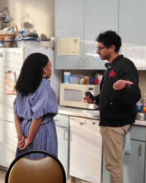 Karan Soni Instagram - Was lucky enough to direct tonight’s episode of @abbottelemabc on @abcnetwork 😊😊 This crew was so welcoming and warm to me and helped me so much with my second go around behind the camera. Forever grateful to @quintab for opening this door and welcoming me into her warm joyous show!! In awe of the amount of work this woman does on a daily basis to make this show happen, and with so much grace and style. The last slide is me on the last day of the shoot on 4 hours of sleep for two weeks straight cause I was so anxious about fucking this up! Fun!! Watch tonight on @abcnetwork or next day on @hulu