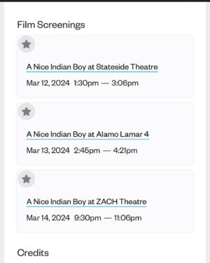 Karan Soni Instagram - One week away from A Nice Indian Boy premiering at @sxsw !!! I’m so excited to share this joyful movie with the world!!! Come on by if you’re in Austin, will be doing all the post screening Q and hey’s ♥️♥️