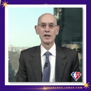 Kareem Abdul-Jabbar Instagram - Thanks to @NBA for 75 years of great memories. @NBA75. The journey has been filled with epic friendships from all over the world. Commisioner Silver thanks for your incredible leadership & for recognizing my part in the league #NBA75 #basketballfans