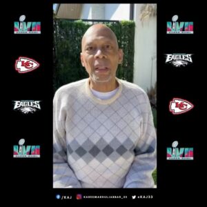 Kareem Abdul-Jabbar Instagram - Congrats to both teams on this years Super Bowl 
#nfl #blackhistorymonth #chiefs #eagles