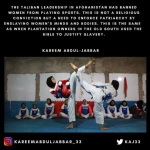Kareem Abdul-Jabbar Instagram - You guys know I’ve always been outspoken - so I’m not stopping now.