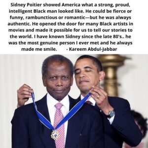 Kareem Abdul-Jabbar Instagram - #sidneypoitier