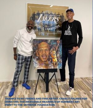 Kareem Abdul-Jabbar Instagram - Had a great time talking with Jimmy @FallonTonight 

Links to the show: 
https://youtu.be/1tQY-oHK3Zs 
https://youtu.be/3jys1psLS-g

Thank you @charlylpalmer for the incredible painting that was revealed last night

Kareemabduljabbar.com