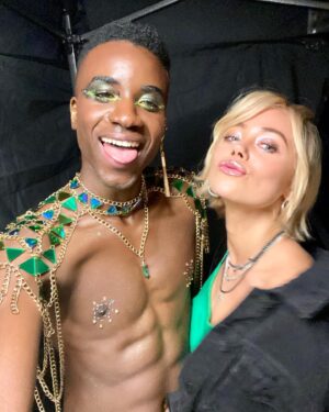 Karim Diane Instagram - Season 2 of @oneofusislyingpeacock streaming now on @netflix and @peacock 
makeup @ildune 
director @roxannebenjamin