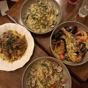 Karina DePiano Instagram - may 2024: it’s all food pics 🫒🍝🥐🍳🥖🍅