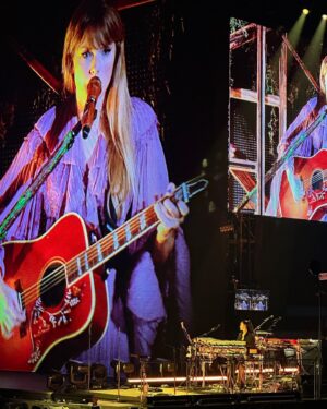 Karina DePiano Instagram - It’s finally here. I am so honored to be playing keys for Taylor Swift on the Eras Tour. It’s been a long time coming, and it’s sweeter than ever. First show last night in Glendale, AZ was ELECTRIC. Surreal. Speechless. ✨

Big thank you to MD extraordinaire @davidcook88, the band and crew, and our fearless leader @taylorswift for welcoming me with open arms. Let’s DO THIS THING! 💎