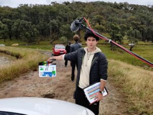 Karina Sorelli Instagram - Day 3 filming "The Exchange" 
Written and directed by Jackson Alexander @psycho_est2013 at this stunning location in Yea.
DOP/Cinematography: @mertcandamoglu 
Producer: Caleb Keyte @t1productions_au
1st AD: @paraskevas.mourikis
1st AC: @slayvehn 
Gaffer: Jake Mills @jaker_sm3
Sound: @amy.ames.h1 
Set designer: @chloedoumanis 
HMUA: @stefania.sfx 
Actors: Hadrien/Hugh @h____adrien
Serkan Togkoz @serkan.tokgoz.68
. . 
#photooftheday #actorslife #bts #setlife #actress #filmmaking #picoftheday #shortfilm #melbourne #beautiful #diversity #grateful #filmphotography