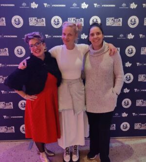 Karina Sorelli Instagram - When your beautiful friends surprise you and come to support you at @stkildafilmfest so much love for these two! ❤️ ❤️ 🧡 🧡 💛 💛 💚 💚 💙 💙 💜 💜 🌈
Congratulations again to writer director Pollyanna Carveth @_poll_ for being selected out of more than 60 short films with "The Adults Are Talking" starring my beautiful on screen daughter @florabertiefeldman who did a fantastic job! (Follow her cause she'll go far in this industry!)
Thank you @astortheatremelb for supporting us indie/students filmmakers and giving us a beautiful iconic Theater to screen our films!! It means a lot to us all! 🙏
Keep creating guys! Keep dreaming big!! The sky's the limit! 🎬🎞️🎭
. .
#actorslife #filmmaking #melbourne #actress #shortfilm #stkildafilmfestival #stkilda #beautiful #photooftheday #grateful #creatives #indiefilm