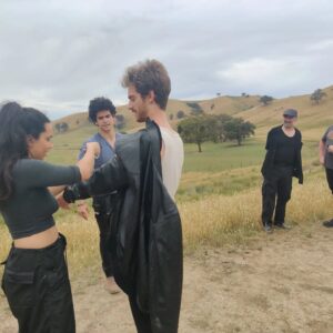 Karina Sorelli Instagram - Day 1 filming "The Exchange" 
Written and directed by Jackson Alexander @psycho_est2013 at this stunning location in Yea.
DOP/Cinematography: @mertcandamoglu 
Producer: Caleb Keyte @t1productions_au
1st AD: @paraskevas.mourikis
1st AC: @slayvehn 
Gaffer: Jake Mills @jaker_sm3
Sound: @amy.ames.h1 
Set designer: @chloedoumanis 
HMUA: @stefania.sfx 
Actors: Hadrien/Hugh @h____adrien
Serkan Togkoz @serkan.tokgoz.68
. . 
#photooftheday #actorslife #bts #setlife #actress #filmmaking #picoftheday #shortfilm #melbourne #beautiful #diversity #grateful #filmphotography