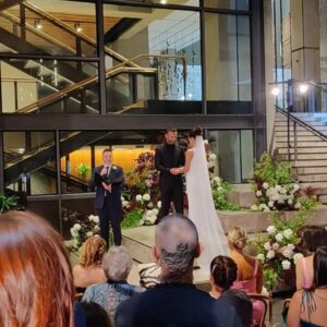 Karina Sorelli Instagram - What a beautiful wedding it was! Surrounded by beautiful souls! Beautiful speeches were given. Everyone was so beautiful inside and out. I truly couldn't be happier for you @marc0monteiro and Gabriella! 💕 You are beautiful people inside and outside. You are always putting others before yourself. And always go the extra mile to make others smile. And yesterday it was incredible to see all these beautiful souls sharing these amazing stories about each one of you. We always say we attract the same energy that we put out there. And that was truly what I've witnessed yesterday. 🙌😍
Laughs, tears, smiles, shy looks...so many emotions we shared with you both! It was a privilege to be a part of this unique, important, private event/part of your life. Thank you so much for inspiring me/us to be a better person/version of myself and to always thrive to do better/be better. I love both unconditionally! And I wish you many many years of love, laughter, adventure, success, growth, and most importantly good health together. Lots of love from your favorite Frenchie 💕💕💕
. .
#photooftheday #wedding #instagood #instamood #beauty #beautiful #love #happy #grateful #fashion #dress