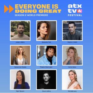Karissa Lee Staples Instagram - Excited to be joining the EDG gang at the @atxfestival for the Season 2 premiere of @everyoneisdoinggreat ✨Maybe I’ll see ya there!