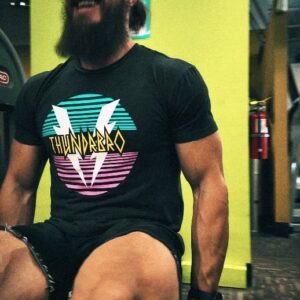 Karissa Lee Staples Instagram - @karissaleelee and I got to test some of the new Machine Head leg dayzzzzzzz... #noimnotcrying #ohithurtssogooooood 
New Pain and GAINZ drop TOMORROW. 
#MuscleAnarchy 
#MachineHead 
@thundrbro @alpha_babe_fit