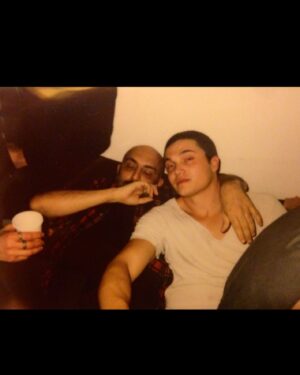 Karl Glusman Instagram - bon anniversaire to one of the sweetest guys i know. @gasparnoeofficial , you are SPECIAL. i hope you get a big big present today! here's to another 56 years of party-party-birdy-num-num!! 👴🏼x🎥=👹