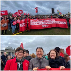 Karl Lauterbach Instagram - Die #Großdemo gegen Rechts vor dem Reichstag ist ein klares Zeichen. Die breite Mehrheit der Menschen will sich nicht #AfD und Halbnazis die Demokratie und den Wohlstand wegnehmen lassen. Vielen wird jetzt bewusst, dass das kein Science Fiction ist, sondern eine echte Gefahr. #wirsinddiebrandmauer