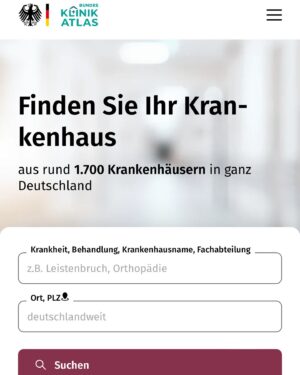 Karl Lauterbach Instagram - Ab heute ist unser BundesKlinikAtlas am Netz. Für jede seltene oder häufige Krankheit finden Sie die Kliniken in Ihrer Nähe, die auf den Eingriff spezialisiert sind. Selbst auf dem Handy können bis zu 10 Klinika miteinander verglichen werden. 

bundes-klinik-atlas.de