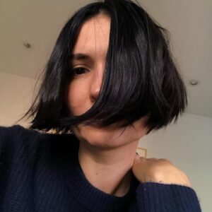 Karolina Wydra Instagram - It’s so nice to finally get a haircut and dye my hair, after giving birth. Thank you @anhcotran for my haircut that I love so much. And thank you @chadkenyon for my beautiful  color.