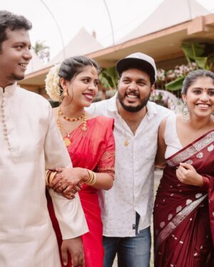 Karthik Surya Instagram - Happy Married life aliyaa🥹🌸🥰
PC @bokehads