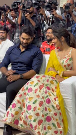Kartikeya Gummakonda Instagram - @actorkartikeya 🤪🤪🤪 
“Reliving the iconic RX100 moment once again🥰
Your presence at our event to launch the trailer of Magalavaaram was an absolute delight. Your support and encouragement have truly boosted us, making this experience even more remarkable. Thank you for being there buddy 😊
#rx100 #mangalavaaram 🎥