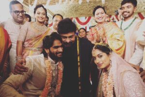 Kartikeya Gummakonda Instagram - “Nen pedhayaka hero avtha appudu chiranjeevi kuda na pelli ki vasthadu”
I said this as a kid when my dad smiled at my innocence and patted my shoulder saying 
“ok nanna”..
Thankful to fate I am an actor now and my MEGASTAR was there to bless me..What you did is worth more than anything in this world sir..
love you to the infinity as always..
