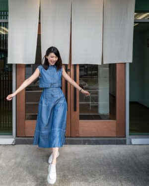 Karyn Wong Instagram - Yes I know I’m not the most fashionable person around, but I always try my best to be as mindful as I can with the clothes that I wear. I’m wearing this shirt dress which is made from Tencel, a more sustainable choice of fabric. I chose it because it is more versatile i.e. I can wear it on many occasions, and of course it looks really cute ☺️

🌱☘️I don’t deny that sometimes being mindful is also a little tiring, so I’m always happy when I see platforms doing the work for me. @smthgoodco helps curate brands and products that make us Look Good, Do Good and Feel Good :) 

Let me give you some ideas on how you can use my promo code <IAMNOTAGIRL> for $10 off on https://www.smthgoodco.com/ or their app (available on both AppStore and Playstore) 
💚 Apparels from @caeli_eco @alikadaylabel
💚 All-natural deodorant from my favourite @patrichory
💚 Bar soaps from @gentlenatureskincare @soapcraft.sg

I always say, baby steps, friends :) 
It’s just a little effort from me, says a million people. 

🌟 From 18 to 24 March, visit Millenia Walk Grand Hall as @smthgoodco is having their official V3 launch event - A Conscious Fashion Journey. Here’s what you will get to experience here when you drop by!
💚 Exclusive Preview of the V3 App
💚 Sustainable Products Showcase

#shopmylook #AConsciousFashionJourney #mysmthgood #togetherwithsmthgood