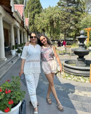 Kashish Khan Instagram - >>Swipe to see some Happiness and Heavenly Grace🪷✨♥️
Blessed to be graced with friends through whom god’s grace flows through, and the journey becomes a treasure♥️Thankyou @rahuljethi45 for all such blessed times, adventures in the wild and mystic intertwine🍃✨
#nainitaldiaries
