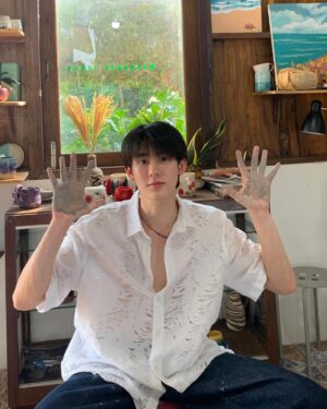 Kasidet Plookphol Instagram - ยิ่งเลอะยิ่งซักยาก แอแฮ่ะ 🤍🤍

ปล. ขอบคุณพี่กิฟอาจารย์ผู้ความอดทนสูง 55555