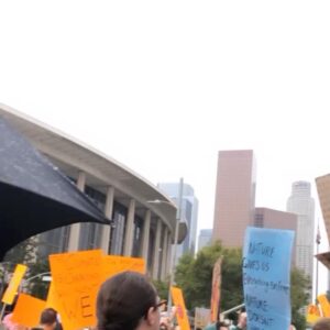 Kat Ingkarat Instagram - Learned to be loud about the things that important to me. Thank you everyone who have been involved in making positive changes big and small. I appreciate you. #climatestrike #fridaysforfuture 🌏🌎🌍🌲
Don’t mind my handwriting, it said “cus we give a shit”