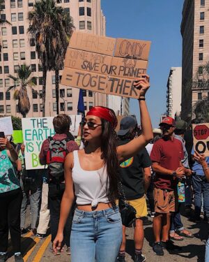 Kat Ingkarat Instagram - I think it’s important to let our voice be heard. It’s even more important to make better choices, take action everyday to save our planet one day at a time.
I just fight for what I believe in, and I believe in protecting this planet, not just for me, but for the longest time after this human lifetime of mine. 🌏🍃#climatestrike #itsgettinghotinhere