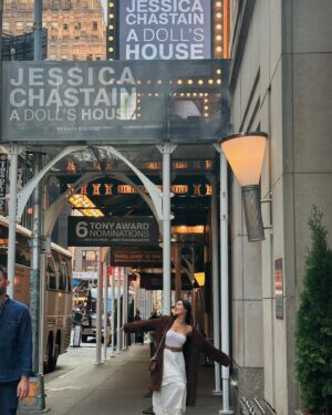 Kat Ingkarat Instagram - There was a life before seeing A DOLL’S HOUSE and The Sign In Sidney Brustein’s Window, then there is a life after seeing them. It’s never going to be the same!!!
✨
Amazed by their performances that inspired people to find answers for the big questions and have the courage to make changes. 
♥️ @jessicachastain ♥️ (I was screaming inside)
one of the greatest performers and truly wonderful human being who shows me that you could do great things with such grace, kindness, empathy and passionate about humanity while looking absolutely stunning doing it!!!
Please go see the plays before it’s over, if you can!✨