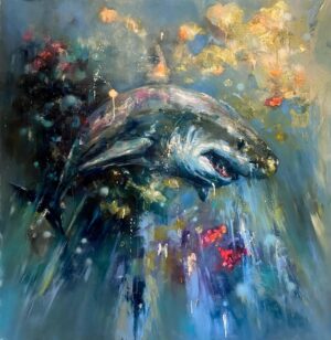 Katariina Souri Instagram - Predator I, 140 x 140 cm
Oil on Canvas

From the ”Toxic Art World” -series 😁

Suomessa on toki myös ihania, solidaarisia ja kannustavia taiteilijoita ❤️🥰 Mutta valtaa käyttävä ”eliitti” harjoittaa todella myrkyllistä ja epätasa-arvoistavaa taidepolitiikkaa ja vallankäyttöä.

Teen aiheesta sarjan teoksia. Tässä ensimmäinen.

#toxicartworld #finnishartworld @katariina.souri