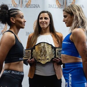 Kate Bacik Instagram - It’s 🇧🇷 vs 🇬🇧 in your MAIN EVENT of the evening!

Carvalho and Bacik go head to head for the PAWFC Bantamweight title live at the Nutrien Western Events Centre tonight!

🎟️ To watch the event live and in-person, visit www.showpass.com

📺 You can also catch all the action live at home when you purchase the PPV at www.millions.co

PAWFC 3 | March 9th | Calgary | Nutrien Western Events Centre