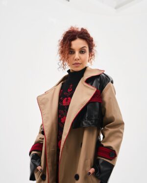 Kateryna Dychka Instagram - червоне - то любов, а чорне - то журба❤️🖤

style: @polivik.design 
photo: @slava.sherstiuk