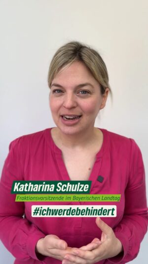 Katharina Schulze Instagram - #ichwerdebehindert 

Darum brauchen wir den Protesttag der Menschen mit Behinderung und deine Stimme für die Demokratie bei der Europawahl 🇪🇺