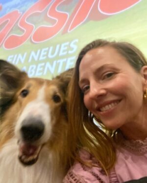 Katharina Schüttler Instagram - all you need is love and Lassie 💕

so proud and happy to be a part of this beautiful, funny, unbearably sweet, entertaining and heartwarming, sparkling family film 🐶✨

go see it with your kids, nices and nephews, little buddies and friends everyone!!!

in cinemas july 27th 🍿✨

@lassie.film 
@nico.marischka @jdohnanyi @annettefrier 
@maike_juettendonk 💕 @dennis.mojen @anna.gualano_ @pelle_staacken @beniaminobrogi @hannoolderdissen 👊✨

@leoninestudios @wiedemann_und_berg @hferber71 

@leenazimmermann 💖

#lassie #lassiedog #kidsfilm #kinderfilm #cinema #comingsoon