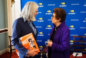Katherine Clark Instagram - A tennis titan. A trailblazer. Billie Jean King has done it all.

This month, I had the distinct honor of meeting this living legend.

With @HouseDemocrats, we are working together for a more equal future for all Americans.