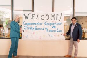 Katherine Clark Instagram - I'm so grateful to have joined @RepJimmyGomez in LA for a tour of @Pathways_LA and to meet with their devoted child care providers. 

These workers are the heart and soul of our economy — empowering kids to get a strong start, parents to pursue their careers, and businesses to thrive.
