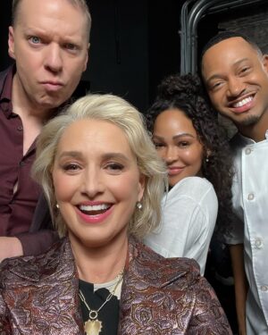 Katherine LaNasa Instagram - HAPPY BIRTHDAY @meagangood ! I'm so lucky to be your friend. I adore you, and I'm always so amazed by you and proud of you. Wonderful friend and all 'round kick ass woman! Have some shots for LaNasty tonight! 🎂💯🙏🏻🤍💕💋